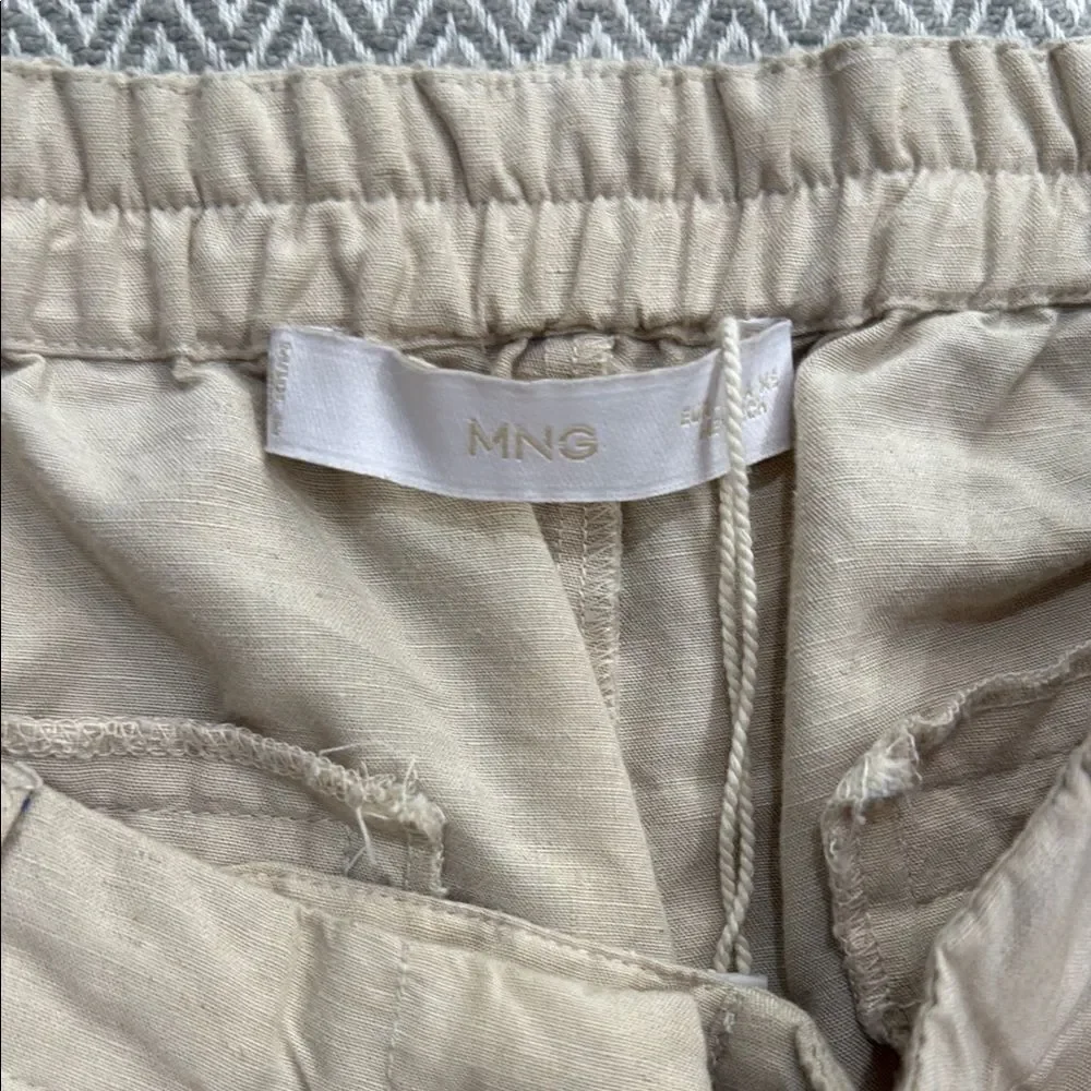 Mng Woman’s Cream Pants Size XS